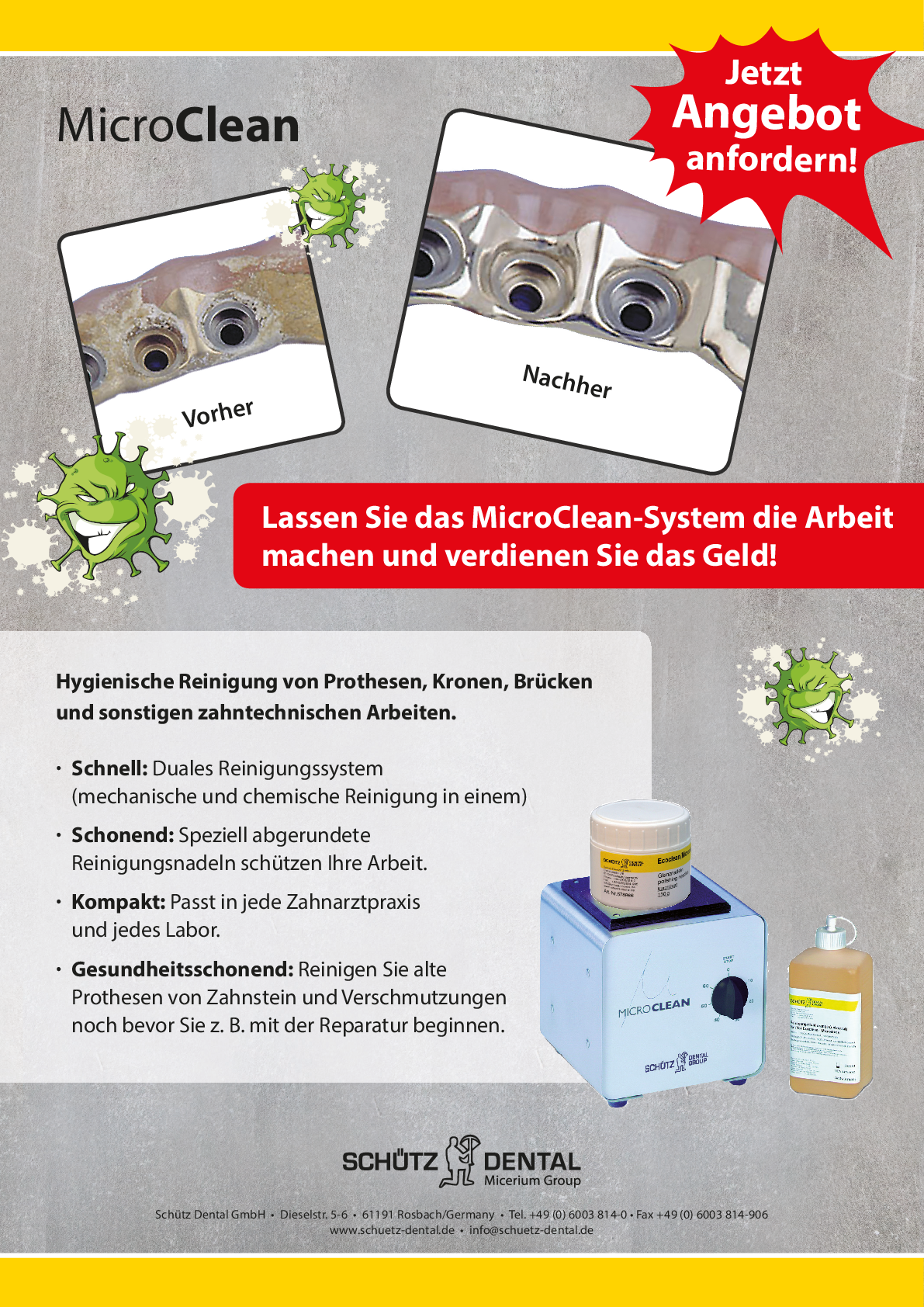 MicroClean Flyer (deutsch)