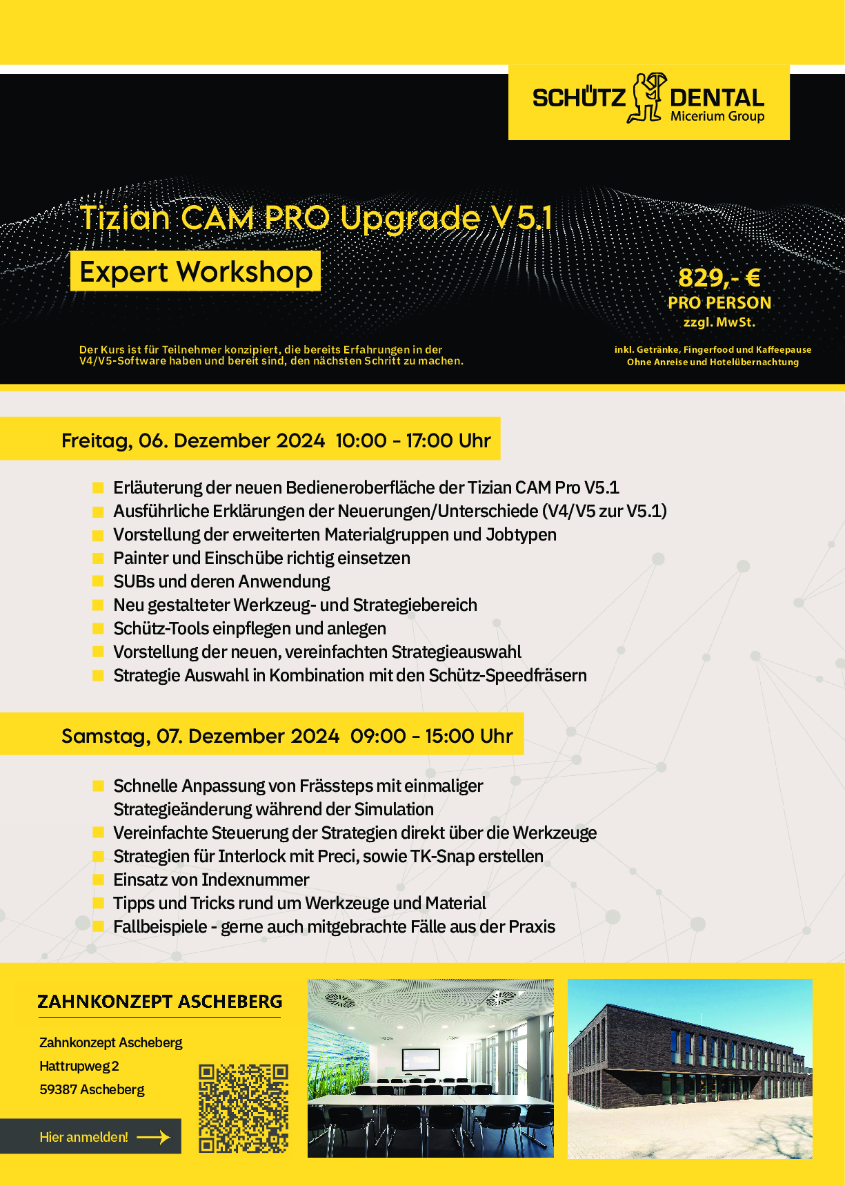 Tizian CAM Pro Upgrade V5.1 Expert Workshop_Dez