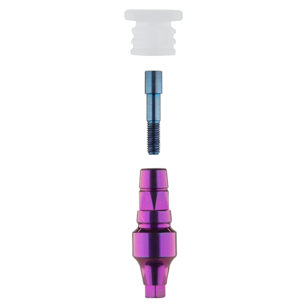 Impression post 3.3 mm for closed impression, Cone Connection incl. screw blue + transfer cap