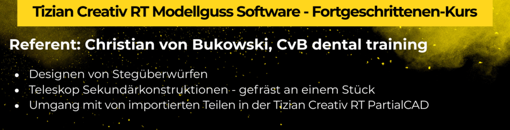 Tizian Creativ RT Modellguss Software - Fortgeschrittenen-Kurs