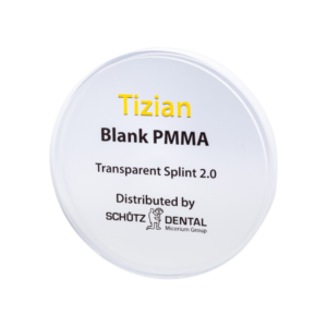 Tizian Blank PMMA Transparent Splint 2.0, 98 mm, 24er-Bulkverpackung – Bild 1